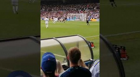 Leeds United Ethan Ampadu lets fly again at Elland Road. #leedsunited #championship #football #mot