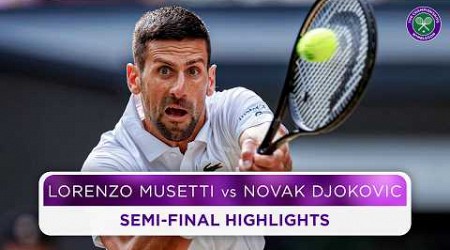 Magic from Novak Djokovic and Lorenzo Musetti | Highlights | Wimbledon 2024