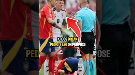 Toni kroos broke Pedri&#39;s leg!