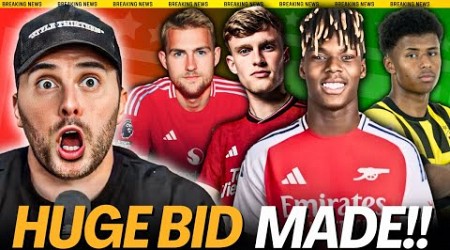 Williams to Arsenal to ADVANCE?☑️ De Ligt to Man Utd CLOSE &amp; NEW Branthwaite BID✅ Adeyemi to Chelsea