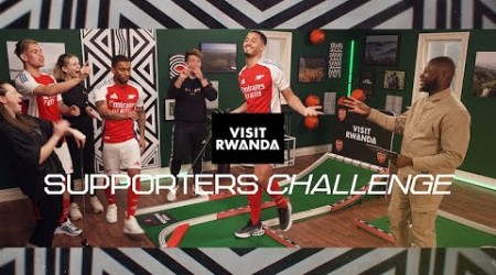 SALIBA, SMITH ROWE &amp; NELSON | Rwandan Sport Supporters Challenge | Visit Rwanda