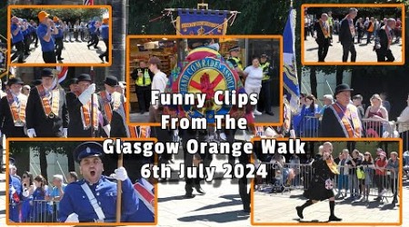 Funny Clips From The Glasgow Orange Walk (Boyne Parade) - Saturday 6th July 2024