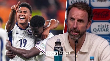 Gareth Southgate REACTS to England&#39;s win and facing Spain in Euro 2024 final! 