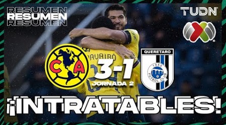 HIGHLIGHTS | América 3-1 Querétaro | Liga Mx -AP2024 - J2 | TUDN