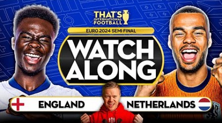 ENGLAND vs NETHERLANDS! LIVE EURO 2024 with Mark GOLDBRIDGE LIVE