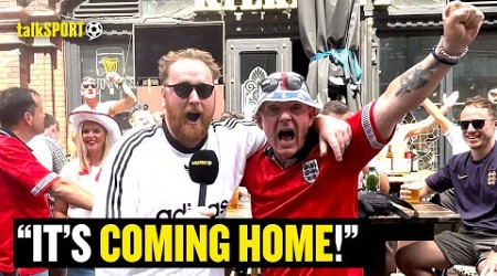 England Fan Leaves Pregnant Girlfriend At Home To Come To The Euro 2024 Final | talkSPORT