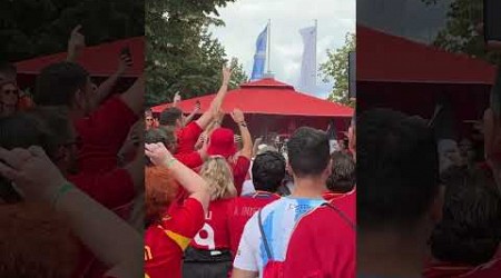 Spanish Fans In Full Voice Before Euro 2024 Final #talksport #euro2024