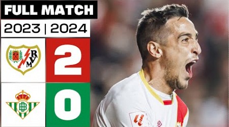 Rayo Vallecano 2 - 0 Real Betis | PARTIDO COMPLETO | LALIGA EA SPORTS 2023/24