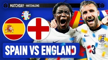 Spain 2-1 England LIVE STREAM WatchAlong | EURO 2024 Final!