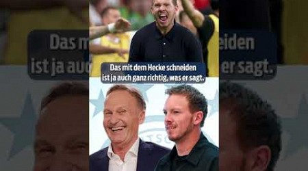 Watzke scherzt über Hecken-Spruch von Nagelsmann | #shorts