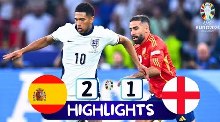 Spain vs England (2-1) | All Goals &amp; Extended Highlights | UEFA Euro Cup 2024