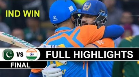 FINAL - INDIA VS PAKISTAN FULL HIGHLIGHTS world championship of legends 2024 | IND VS PAK