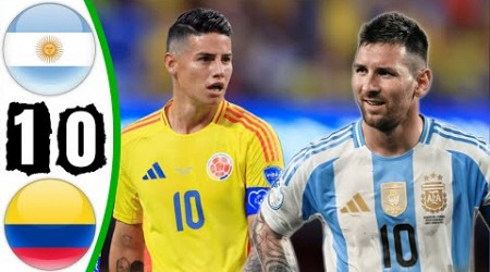 Argentina vs Colombia 1-0 All Goals &amp; Highlights - Copa America Final 2024