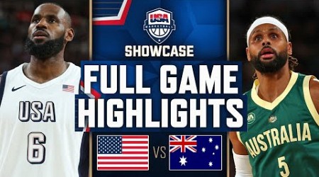 USA vs AUSTRALIA EXHIBITION | FULL GAME HIGHLIGHTS | 2024 Paris Olympic Games Highlights | NBA 2K24