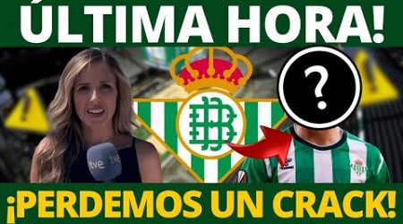 ⚠️ ¡SORPRESA EN EL BETIS! ¡DESCUBRE QUIÉN SE VA A ITALIA AHORA! ULTIMAS NOTICIAS DEL REAL BETIS