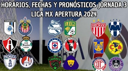 Estos Son Los Horarios De La Jornada 3 De La Liga MX Se Jugara El Dia Martes Y Miercoles