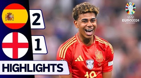 Spain (2-1) England | All Goals &amp; Extended Highlights | UEFA Euro Cup 2024