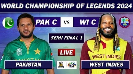 PAKISTAN vs WEST INDIES SEMI FINAL LIVE SCORES | PAK vs WI LIVE | WORLD CHAMPIONSHIP OF LEGENDS