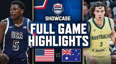 AUSTRALIA vs USA | USAB SHOWCASE | FULL GAME HIGHLIGHTS | July 15, 2024