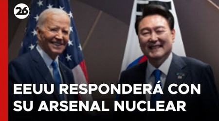 EEUU se compromete a RESPONDER CON SU ARSENAL NUCLEAR si hubiera un ataque de COREA DEL NORTE