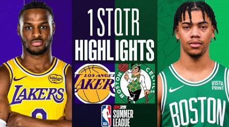 Los Angeles Lakers vs Boston Celtics 1st Qtr Highlights - NBA Summer League 2024 - July 15 2024