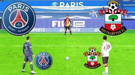 PSG VS SOUTHAMPTON | FC24 PENALTY SHOOTOUT RONALDO VS MESSI. #RONALDO #FIFA #MESSI #PENALTY.