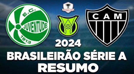 JUVENTUDE 1 x 1 ATLÉTICO-MG AO VIVO | BRASILEIRÃO SÉRIE A 2024 | 17ª RODADA | NARRAÇÃO