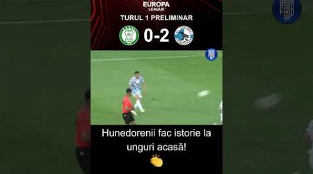 Paksi 0-4 Corvinul (Turul 1 Preliminar UEL 2024/25) #shorts #football #hunedoara #uel