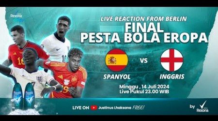 FINAL : SPANYOL VS INGGRIS - THE DERBY S2 EPS 19 [LIVE REACTION PESTA BOLA EROPA 2024]