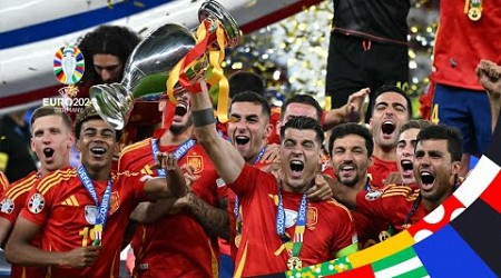 L&#39;Espagne remporte l&#39;Euro | Remise du trophée