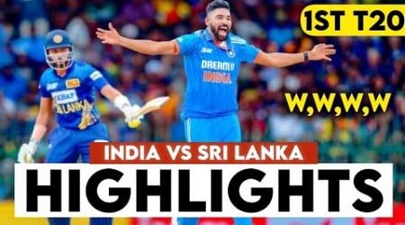 INDIA VS SRI LANKA 1ST T20 MATCH HIGHLIGHTS | IND VS SL HIGHLIGHTS 2024