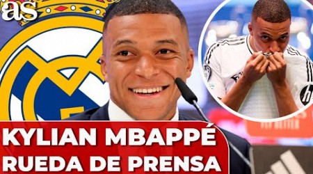 MBAPPÉ, RUEDA PRENSA completa PRESENTACIÓN con el REAL MADRID hoy