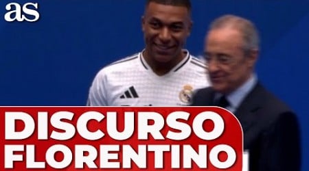 FLORENTINO PÉREZ, DISCURSO BIENVENIDA a KYLIAN MBAPPÉ | Presentación Real Madrid