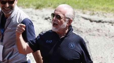 DE LAURENTIIS piomba in campo, sentite cosa urla ai tifosi! 