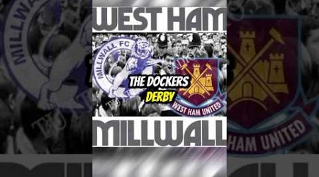 Football Greatest Rivalries pt.7️⃣ THE DOCKERS DERBY⚔️⚽️ #shorts #westham #millwall #football