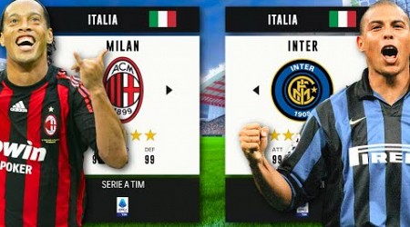 MILAN vs. INTER ma SONO TUTTE LEGGENDE su FC24