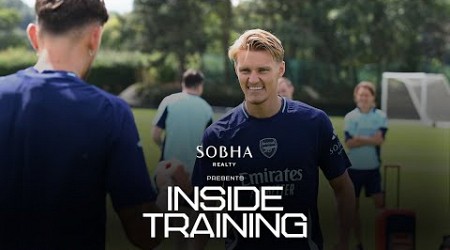 PRE-SEASON DAY TWO | INSIDE TRAINING | Odegaard, Timber, Partey and White step up their preparations