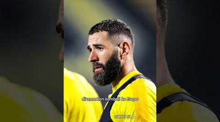 Langkah Benzema yang terhenti karna jersey Madrid