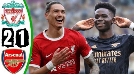 Liverpool vs Arsenal 2-1 - All Goals &amp; Highlights - 2024