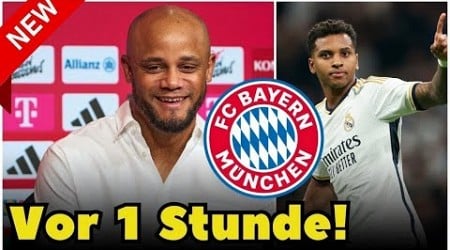 SENSATION! KOMPANY HOLT REAL MADRID-STAR ZUM FC BAYERN! BAYERN NACHRICHTEN