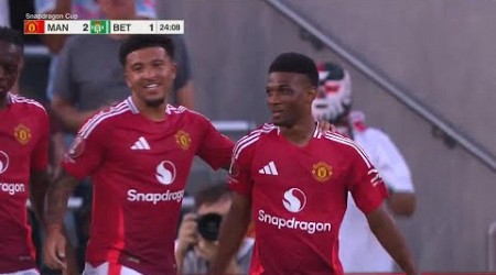 Amad&#39;s star performance, Rashford penalty goal, Casemiro goal for Man United vs Real Betis