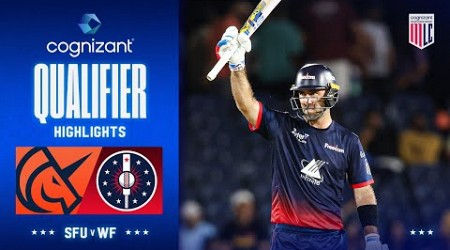 Cognizant Major League Cricket Qualifier Highlights | San Francisco Unicorns Vs. Washington Freedom