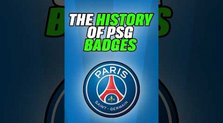 PSG’s old badges are FANTASTIC! #youtubeshorts #psg #ligue1 #football