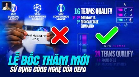 UEFA CÔNG BỐ THỂ LỆ BỐC THĂM CHAMPIONS LEAGUE MỚI