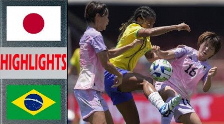 Japan vs Brazil Extended Highlights &amp; All Goals | Pre-Match Women&#39;s Football Olympic Games 2024