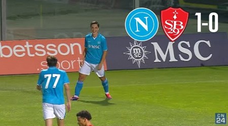 HIGHLIGHTS Napoli Brest 1-0 ⚽ Gol e sintesi della partita amichevole a Castel di Sangro