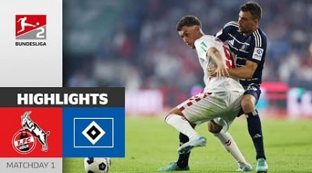 Brace On Intense Opening Game! | 1. FC Köln - Hamburger SV 1-2 | Highlights | Bundesliga 2 24/25