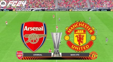 FC 24 | Arsenal vs Manchester United - UEFA Europa League - PS5™ Full Gameplay