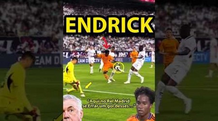 ENDRICK isso não se faz no REAL MADRID…(com 18 anos estrear desse jeito é absurdo) #shorts #futebol