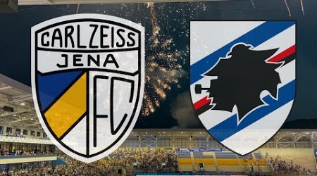 FC Carl Zeiss Jena vs Sampdoria Genua - Spielstätte von Thüringens Nummer 1 feiert Eröffnung